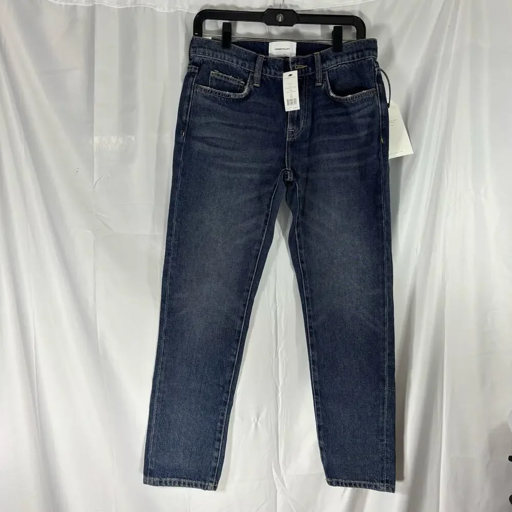 Current/Elliott Blue Medium Wash Straight Leg Jeans NWT Women’s Size 25